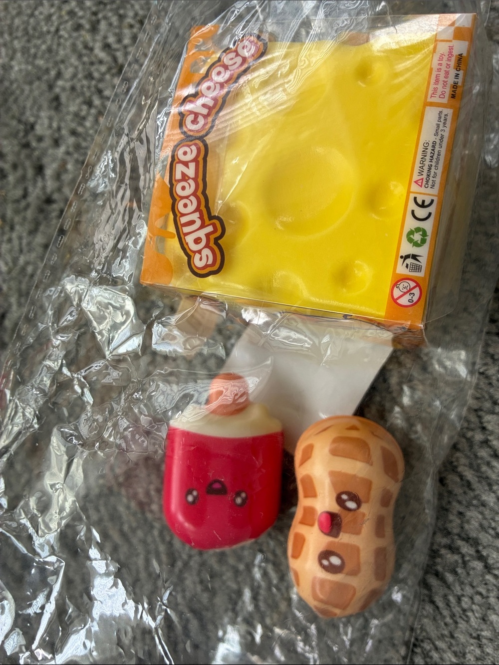 Kids Toy Set - Yellow, Red & Tan